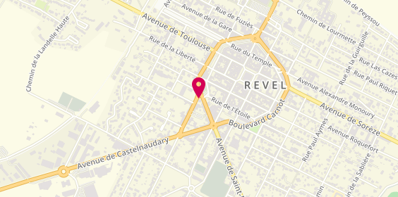Plan de Caisse d'Epargne, 21 Boulevard Denfert Rochereau, 31250 Revel