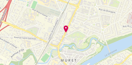 Plan de GMF Assurances MURET, 24 Bis avenue Jacques Douzans, 31600 Muret