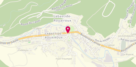 Plan de Caisse d'Epargne, 80 Boulevard Carnot, 81270 Labastide-Rouairoux