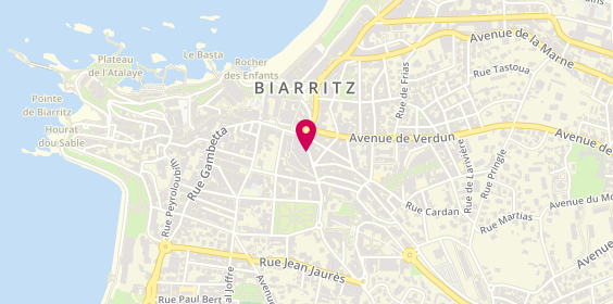 Plan de Cep de Biarritz - Foch, 6 avenue du Maréchal Foch, 64200 Biarritz