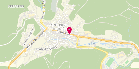 Plan de MMA, 64 Grand Rue, 34220 Saint-Pons-de-Thomières