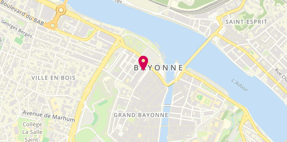 Plan de AESIO mutuelle, 8 Rue Thiers, 64100 Bayonne