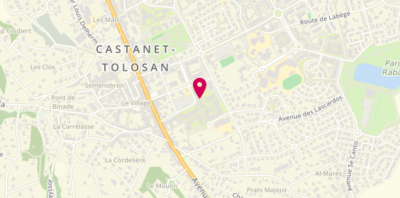 Plan de Groupama d'Oc, Avenue Salvador Allende, 31320 Castanet-Tolosan