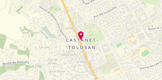 Plan de MMA Assurances CASTANET TOLOSAN, 33 Bis avenue de Toulouse, 31320 Castanet-Tolosan