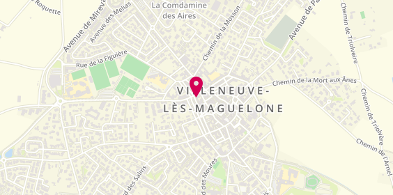 Plan de Allianz Assurance VILLENEUVE LES MAGUELONE - Boris HUGER, place des Héros, 34750 Villeneuve-lès-Maguelone