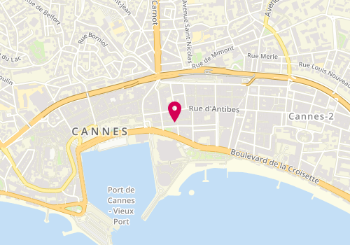 Plan de MACSF, 17 square Mérimée, 06400 Cannes