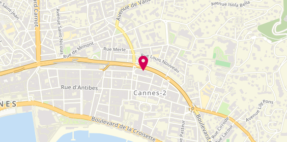 Plan de ALLIANZ Assurances CANNES - Cabinet Franz MARTIN, 12 Boulevard de Lorraine, 06400 Cannes