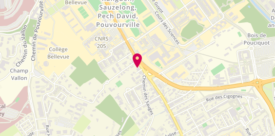Plan de Caisse d'Epargne, 245 Route de Narbonne, 31400 Toulouse