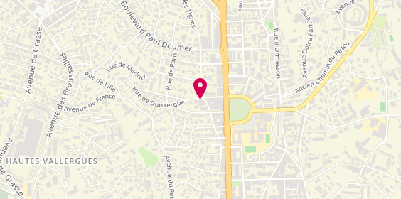 Plan de MAPA Mutuelle d'Assurance, 7 Rue de Dunkerque, 06110 Le Cannet