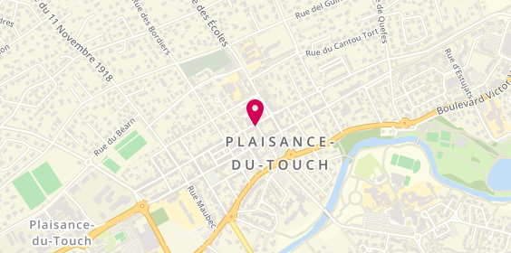 Plan de Axa, 58 Bis Rue du Prat Dessus, 31830 Plaisance-du-Touch