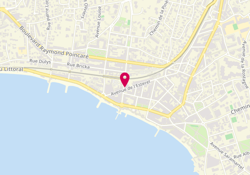 Plan de Caisse d'Epargne Antibes - Juan-les-Pins, 25 avenue Amiral Courbet, 06160 Antibes