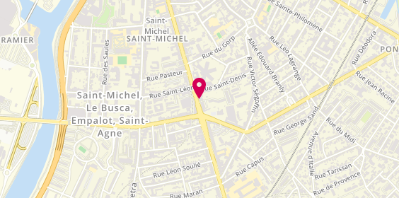 Plan de Caisse d'Epargne, 16 grande Rue Saint-Michel, 31400 Toulouse