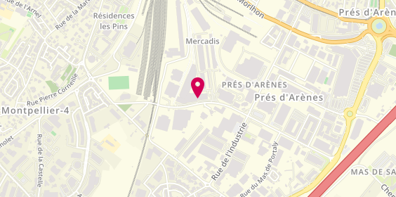 Plan de MAPA Assurances Montpellier, 207 avenue du Marché Gare, 34070 Montpellier