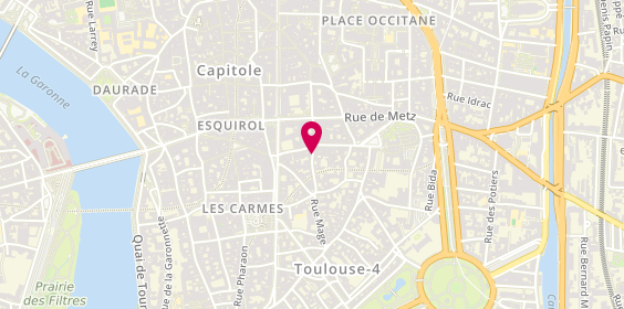 Plan de Allianz Assurance TOULOUSE PARADOUX - Joachim LACAZE MURAT, 16 Rue Tolosane, 31000 Toulouse