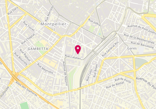 Plan de Mutuelle Entrain, 17 Ter Rue Albert Leenhardt, 34000 Montpellier