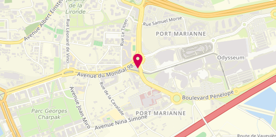 Plan de Verniere Delmas Deceuninck Assuranc, 72 Boulevard Pénélope, 34000 Montpellier