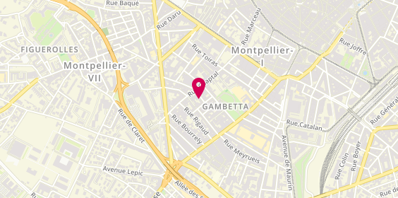 Plan de FDPM, 6 Rue Nissole, 34000 Montpellier