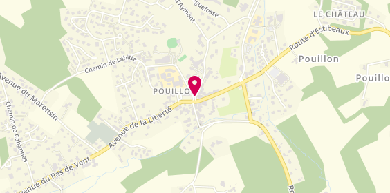 Plan de Agence Groupama Pouillon, Place de la Liberté, 40350 Pouillon