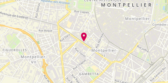 Plan de AESIO mutuelle, 30 Cr Gambetta, 34000 Montpellier