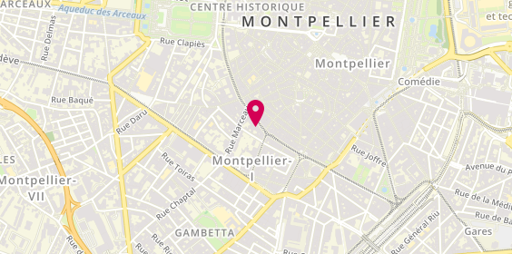 Plan de Mutuelle des Motards, 18 Boulevard du Jeu de Paume, 34000 Montpellier