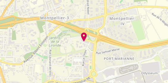 Plan de Mgen, 46 Rue Verrochio, 34000 Montpellier