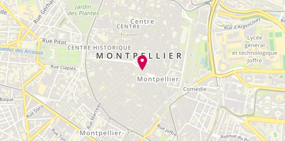 Plan de AESIO mutuelle, 5 Rue de la Loge, 34000 Montpellier