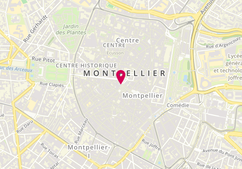 Plan de Caisse d'Epargne, 5 place Martyrs de la Résistance, 34000 Montpellier
