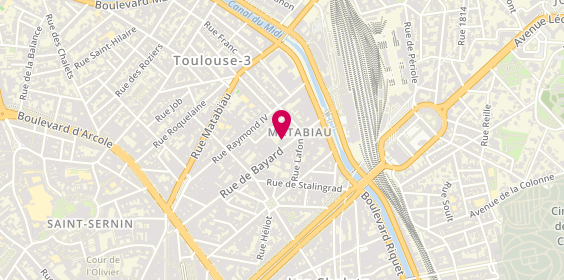 Plan de MAE Toulouse, 55 Rue de Bayard, 31000 Toulouse