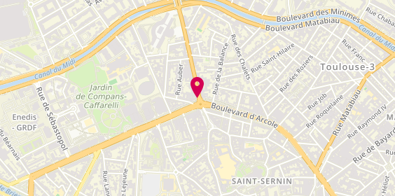 Plan de GMF Assurances TOULOUSE ARNAUD BERNARD, 5 avenue Honoré Serres, 31000 Toulouse