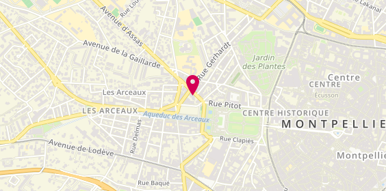 Plan de Gan Assurances Montpellier Assas, 7 avenue d'Assas, 34000 Montpellier
