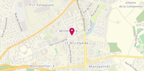 Plan de La Médicale Montpellier, Maison des Professions Libérales
285 Rue Alfred Nobel, 34000 Montpellier