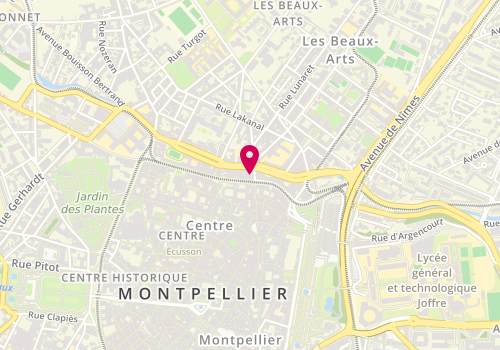 Plan de Caisse d'Epargne, 13 Boulevard Louis Blanc, 34000 Montpellier