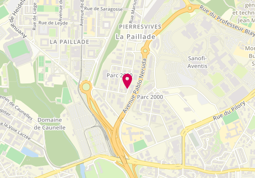 Plan de ODIN Hervé, 472 Rue Marius Petipa, 34080 Montpellier