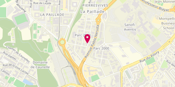 Plan de ALBEZA Eric, 472 Rue Marius Petipa, 34080 Montpellier
