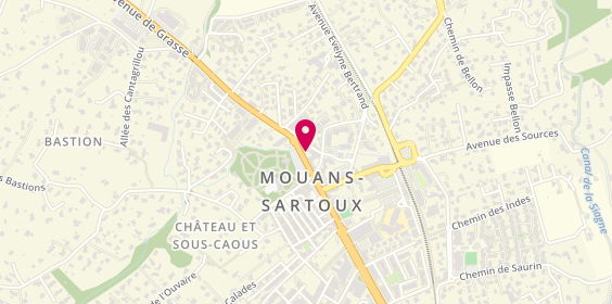 Plan de Cabinet Armelle Mougeot & Associes, 120 Avenue de Grasse, 06370 Mouans-Sartoux
