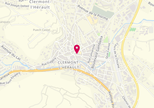 Plan de GMF, 7 Bis Rue Doyen René Gosse, 34800 Clermont-l'Hérault