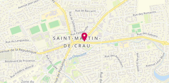 Plan de Agence Saint Martin de Crau, 1 avenue Nostradamus, 13310 Saint-Martin-de-Crau