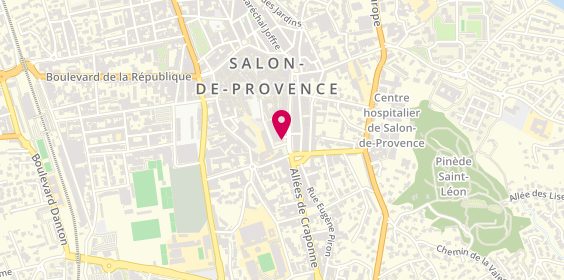 Plan de AESIO mutuelle, 206 Cr Gimon, 13300 Salon-de-Provence