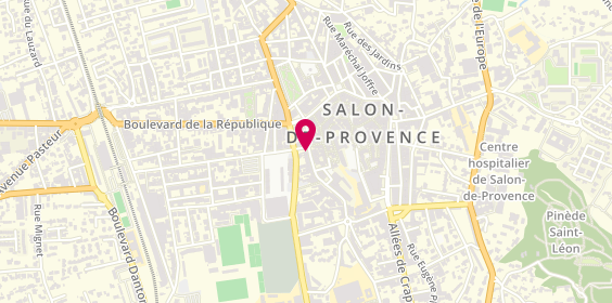 Plan de MAAF Assurances SALON DE PROVENCE, 6 Boulevard Jean Jaurès, 13300 Salon-de-Provence