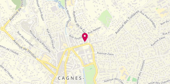 Plan de MAAF Assurances CAGNES SUR MER, 41 avenue Auguste Renoir, 06800 Cagnes-sur-Mer