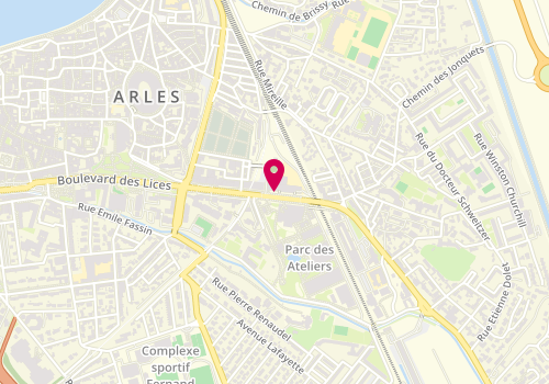 Plan de GMF, 24 avenue Victor Hugo, 13200 Arles