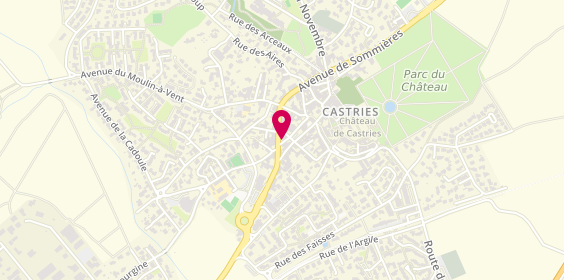 Plan de Caisse d'Epargne, 9 Ter avenue de Montpellier, 34160 Castries