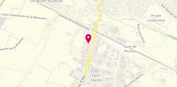 Plan de Agence Pertuis Saint Martin, En Provence
124 Route d'Aix, 84120 Pertuis