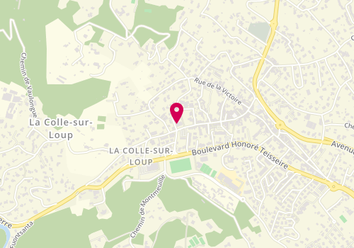 Plan de Caisse d'Epargne Cote d'Azur, 64 Bis Avenue , Georges Clémenceau, 06480 La Colle-sur-Loup
