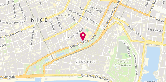 Plan de MACSF, 4 avenue Félix Faure, 06045 Nice