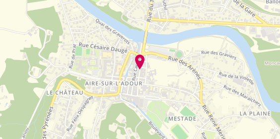 Plan de Aviva Assurances, 32 Rue Gambetta, 40800 Aire-sur-l'Adour