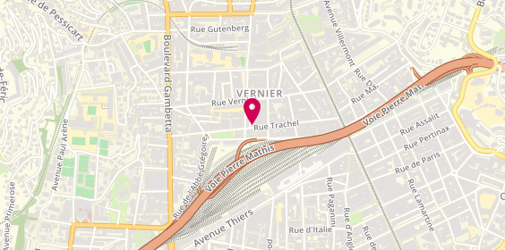 Plan de Mutuelle Entrain, 30 Rue Trachel, 06000 Nice