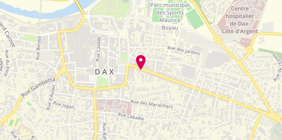Plan de GMF Assurances DAX, 28 avenue Georges Clemenceau, 40100 Dax