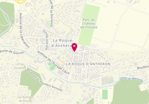 Plan de AXA, 1 Boulevard Adam de Craponne, 13640 La Roque-d'Anthéron