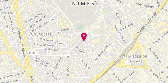 Plan de Allianz Assurance NIMES ARENES - Jerome PUISSEGUR, 4 Rue de la Cité Foulc, 30000 Nîmes